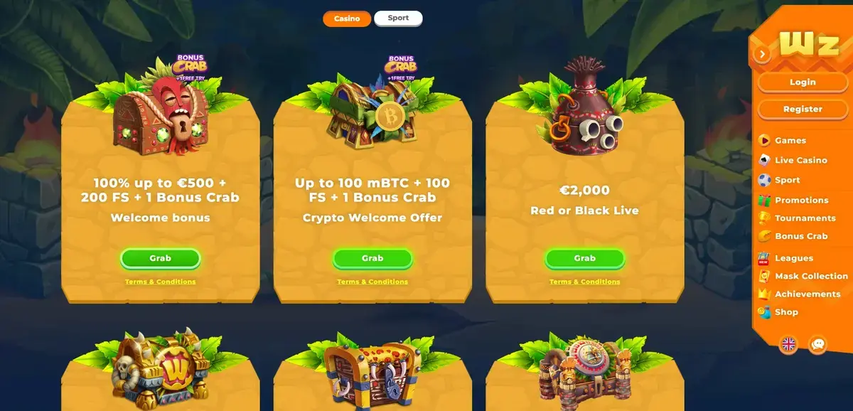 Wazamba Képernyőkép 3